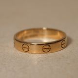 Cartier 18K Yellow Gold Small Love Ring, Size US 5.5