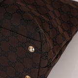 Gucci Canvas Monogram Chocolate Tote