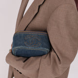 Chanel 1996 Denim Mini Vanity Case