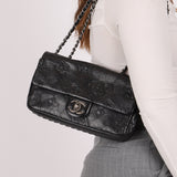 Chanel 2014 Glazed Goatskin Icons Symbol Single Flap