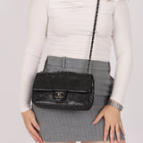 Chanel 2014 Glazed Goatskin Icons Symbol Single Flap