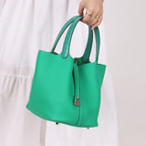 Hermès 2021 Menthe/Vert Vertigo Clemence Picotin Matte Alligator Touch 22 PHW