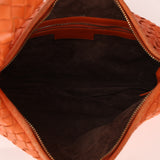 Bottega Veneta Lambskin Clementine Intrecciato Medium Hobo