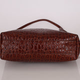 Saint Laurent Croc Embossed Toy Shopping Tote