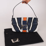 Fendi Sequin Zebra Stripe Baguette