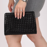Bottega Veneta 1980s Lambskin Intrecciato French Clutch