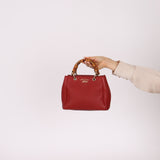 Gucci Leather Bamboo Mini Tote
