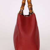 Gucci Leather Bamboo Mini Tote