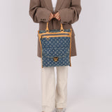 Louis Vuitton Denim Monogram Sac Plat