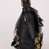 Rare Loewe Leather Beaded & Hardware Mini Baguette