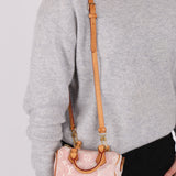 Limited Edition Louis Vuitton Denim Pink Nano Speedy w/ Strap