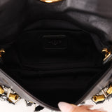 Rare Loewe Leather Beaded & Hardware Mini Baguette
