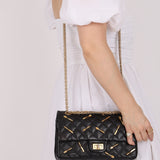 Limited Edition Chanel 2015 Calfskin Brasserie Charms 2.55 Reissue 225 Flap Bag