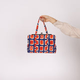 Chanel 2000 Canvas Kisslock Tote Bag