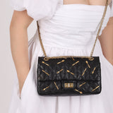 Limited Edition Chanel 2015 Calfskin Brasserie Charms 2.55 Reissue 225 Flap Bag