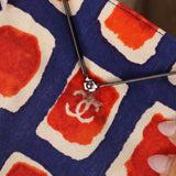 Chanel 2000 Canvas Kisslock Tote Bag