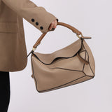 Loewe Leather Bicolor Medium Puzzle Bag