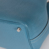 Hermès 2012 Blue Jean Clemence Picotin 18