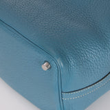 Hermès 2012 Blue Jean Clemence Picotin 18