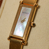 Gucci Mother of Pearl 1500L Ladies Watch 15mm