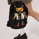 Prada Nylon Saffiano Robot 'Flo' Backpack