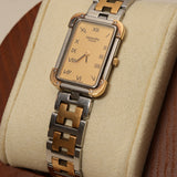 Hermès Croisière Model CR1.220 Ladies Champagne Watch 18mm