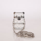 Limited Edition Louis Vuitton Monogram Transparent Plexiglass Trunk Crossbody