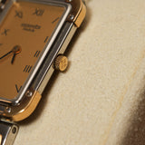 Hermès Croisière Model CR1.220 Ladies Champagne Watch 18mm