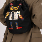 Prada Nylon Saffiano Robot 'Flo' Backpack