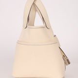 Hermès Nata Toile Goeland Swift Cargo Picotin 18 PHW