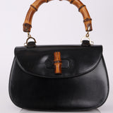 Gucci Boxcalf Bamboo Top Handle