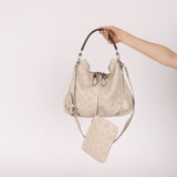 Louis Vuitton Monogram Mahina MM with Pouch