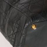 Christian Dior 1990s Vintage Cannage Leather Medium Lady