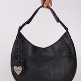 Dior 2007 Grained Calfskin Lace-Up Hobo