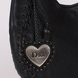 Dior 2007 Grained Calfskin Lace-Up Hobo