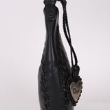 Dior 2007 Grained Calfskin Lace-Up Hobo