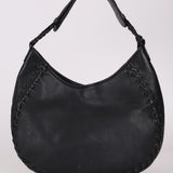 Dior 2007 Grained Calfskin Lace-Up Hobo