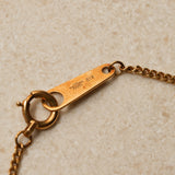 18K Yellow Gold Diamond Pendant Necklace