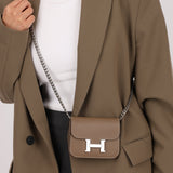 Hermès 2020 Etoupe Epsom Constance Slim Wallet PHW
