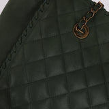 Chanel 2014 Iridescent Calfskin Whipstitch Medium Shopping Tote