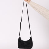 Rare Prada Nylon Beaded Tassel Shoulder Bag