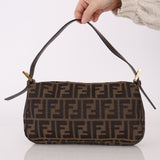 Rare Fendi Zucca Baguette Bag GHW