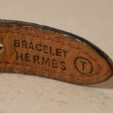 Hermès 1990 Gold Kelly Rough H Watch 20mm
