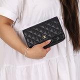 Chanel Lambskin Wallet on Chain