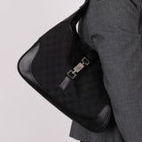 Gucci Black Monogram Jackie