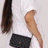Chanel Lambskin Wallet on Chain