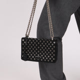 Prada Grommet Nylon Chain Flap Bag