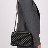 Prada Grommet Nylon Chain Flap Bag