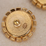 Chanel 2024 CC Crystal Sunshine Earrings