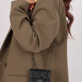 Chanel 21B Caviar Micro Flap Waist Bag